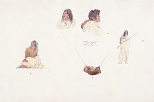 Unidentifizierte Figuren von Karl Bodmer