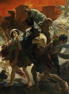 Detail (Der letzte Tag von Pompeji) von Karl Pavlovich Bryullov