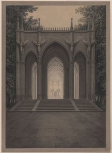 Berlin. Schloss Charlottenburg, Schlosspark, Mausoleum der Königin Luise. Ansicht