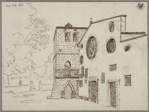 Die Kathedrale San Giusto in Triest von Karl Friedrich Schinkel
