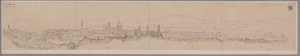 Panoramablick auf Florenz und Fiesole von Karl Friedrich Schinkel