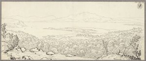 Schottische Küstenlandschaft bei Tobermory auf der Insel Mull von Karl Friedrich Schinkel