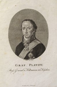 Porträt von Graf Matwei Iwanowitsch Platow 1757-1818