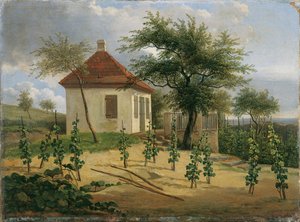 Pavillon auf Dr. Körners Weinberg bei Loschwitz von Karl Gottfried Traugott Faber