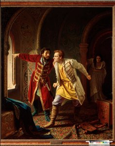 Die letzten Minuten des ersten falschen Dimitri (Dimitri II. von Russland, geboren Gregori Otrepiev) von Karl Gottlieb Wenig