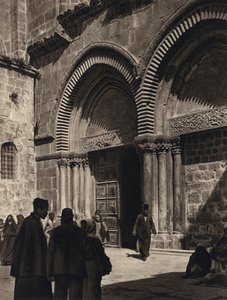 Jerusalem, Kirche des Heiligen Grabes, Portal