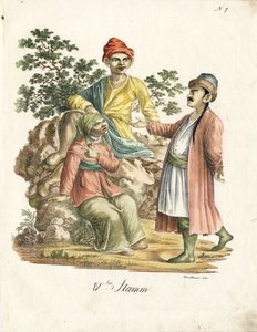 Persische Volkskostüme von Karl Joseph Brodtmann