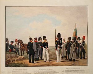 Russische 1., 2. und 3. Grenadierdivisionen, 1845-1855 von Karl Karlovich Piratsky