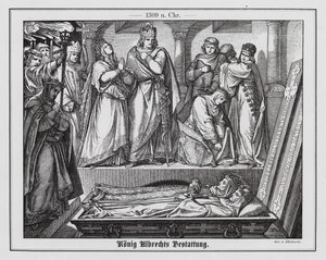 Beerdigung von König Albert I. von Deutschland von Karl Ludwig Adolf Ehrhardt