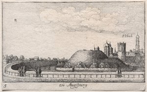 Amoenissimae aliquot locorvm...: Platte 5, Augsburg von Karl Ludwig Bernhard Buchhorn