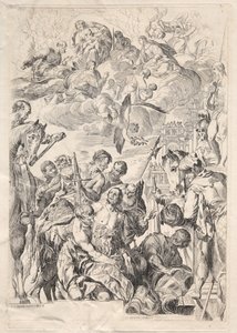 St. Georg bereitet sich auf sein Martyrium vor von Karl Ludwig Bernhard Buchhorn