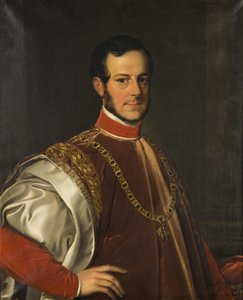 Porträt von Prinz Johann Adolf II. von Schwarzenberg 1799-1888, 1852 von Karl Ludwig Philippot