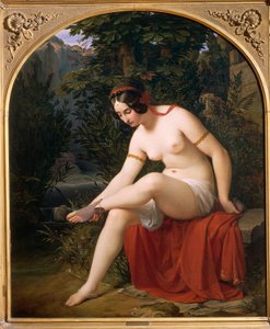 Badende Nymphe von Karl Mucke