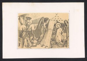 Lukas malt Maria (Entwürfe und Studien eines niederländischen Meisters aus dem XV. Jahrhundert. Nach den in der Königlichen Bibliothek zu Berlin aufbewahrten Originalen) von Karl Palzow