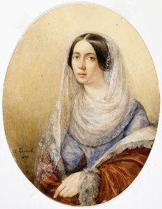 Porträt einer jungen Dame, 1841 von Karl Pavlovich Bryullov
