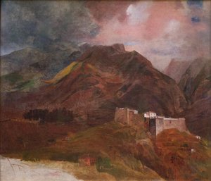Das Peak-Fort auf der Insel Madeira, 1849-1850 von Karl Pavlovich Bryullov