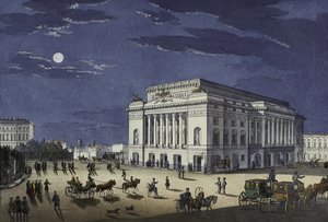 Das Alexandrinsky-Theater in Sankt Petersburg, erste Hälfte des 19. Jahrhunderts