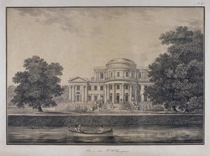 Der Jelagin-Palast in Sankt Petersburg, 1823