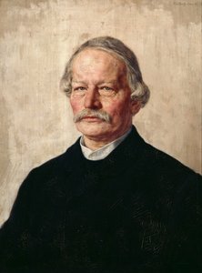 Porträt von Gustav Freytag 1816-1895, 1886-1887 von Karl Stauffer Bern