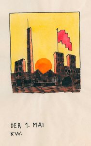 Der Erste Mai, ca. 1919 von Karl Wiener