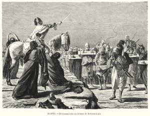 Rekrutierung von Soldaten in die osmanische Armee zur Zeit von Muhammad Ali, Khedive von Ägypten