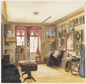 Atelier des Künstlers in Berlin