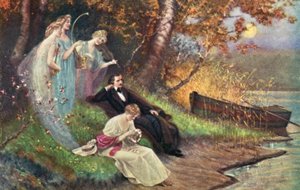 Schumann und seine Musen von Karl or Carl the Younger Schweninger