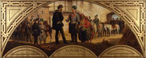 Episode nach der Schlacht bei Novara 1849 von Karl von Blaas