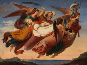 Die wunderbare Überführung des Körpers der Heiligen Katharina von Alexandria nach Sinai, 1843