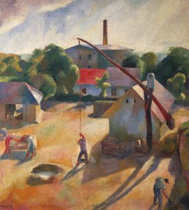 Ein Bauerndorf von Karoly Patko