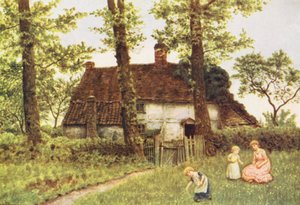 Ein Surrey Cottage von Kate (after) Greenaway