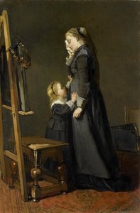 Die Witwe eines Malers