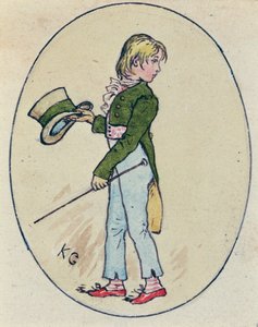 Illustration für den Valentinstag, 1914 von Kate Greenaway