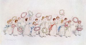 Viele glückliche Rückkehr des Tages von Kate Greenaway von Kate Greenaway