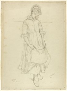 Stehendes Mädchen von Kate Greenaway