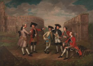 Britische Gentlemen in Rom