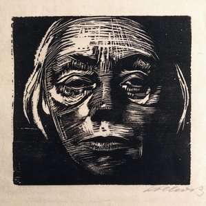 Selbstbildnis von Vorn, 1923