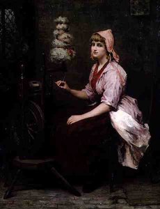 Das Mädchen am Spinnrad von Katherine D. M. Bywater