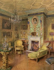 Das Gelbe Zimmer, Holland House, London von Katherine Montagu Wyatt