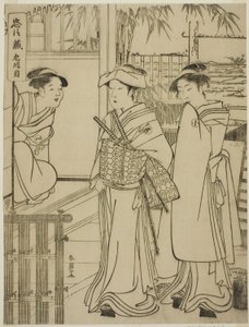 Akt Neun: Yuranosukes Haus in Yamashina aus dem Stück Chushingura (Schatz der siebenundvierzig treuen Vasallen)