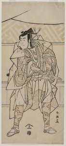 Ichikawa Monnosuke II als Samurai