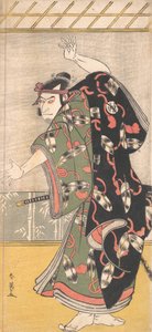 Kabuki-Schauspieler Otani Oniji III als Samurai, ca. 1792