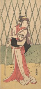Segawa Kikunojo in einer Frauenrolle, 1762-1819
