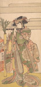 Der dritte Segawa Kikunojo als Frau, ca. 1780 von Katsukawa Shunjo