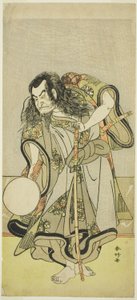 Schauspieler Nakamura Nakazō I als Mönch Shunkan in „Ausflug zum Sammeln von Kiefernsämlingen am Rattentag des Neujahrs“ („Hime Komatsu Ne no Hi Asobi“)