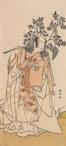 Der Schauspieler Bando Mitsugoro I als Mann in Daimyo-Kleidung, ca. 1778 von Katsukawa Shunko