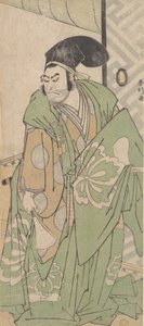Der erste Nakamura Nakazo in der Rolle von Ko no Moronao, Juni 1786 von Katsukawa Shunko
