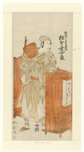 Schauspieler Matsumoto Koshiro IV als der Hausierer Ambaiyoshi no Gorohachi