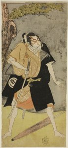 Der Schauspieler Sawamura Sojuro II als Gesetzloser
