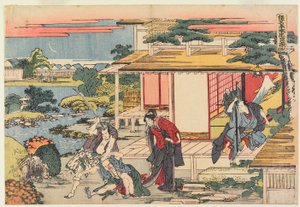 Akt VII von Katsushika Hokusai